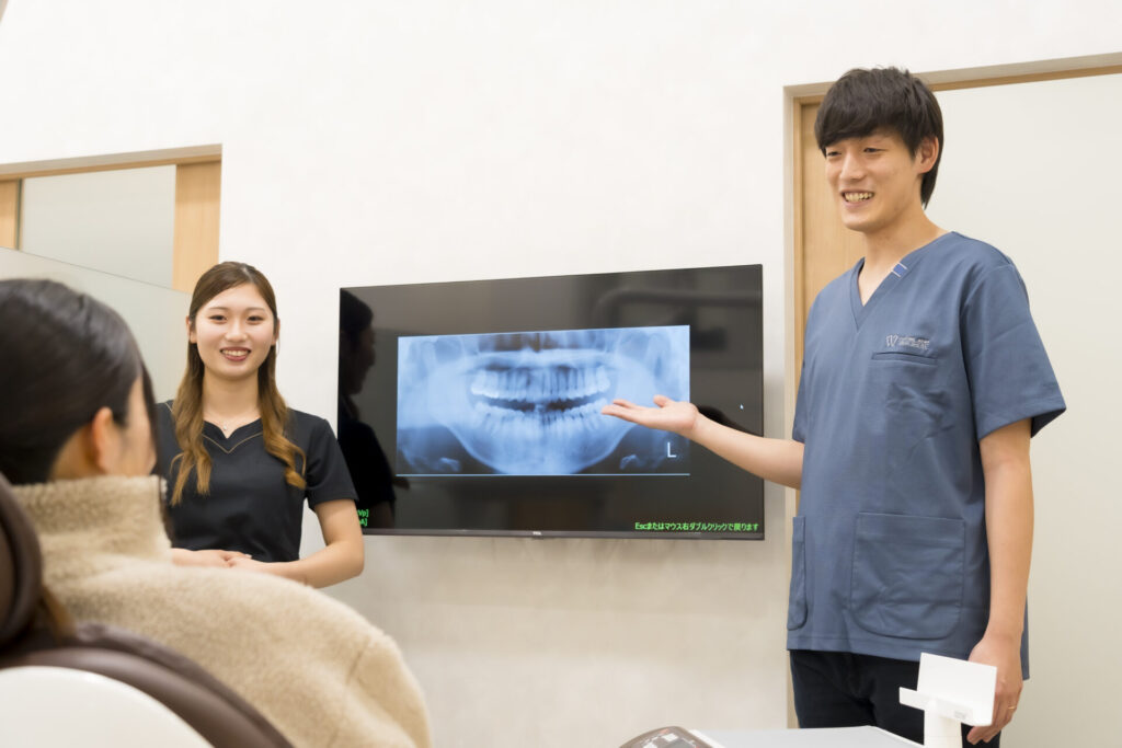 広島市歯医者　佐伯区歯医者　楽々園歯医者　海老園歯医者　廿日市市歯医者　えみたす歯科・矯正歯科　イオンタウン楽々園院　広島市でおすすめの歯医者　定期検診　歯医者でのサポート