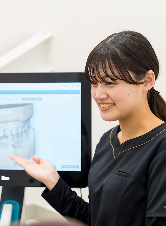 高精度スキャンで型取り不要